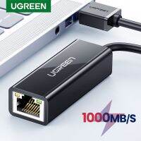 UGREEN USB 3.0อะแดปเตอร์อีเทอร์เน็ต USB 2.0การ์ดเน็ตเวิร์กในการ RJ45 Lan สำหรับ Windows 10 Mi กล่องทีวี3 /S จอยเกม Nintend Switch USB ยูเอสบีอีเธอร์เน็ต