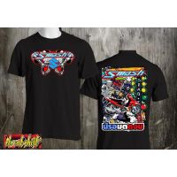 （Contact customer service to customize for you）◈✑Thailook T Shirt Suzuki Smash Tshirt Thailand Shirt 072 Red Men Hip Hop   Short Sleeve（Childrens Adult Sizes）