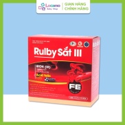 Sắt cho bà bầu Rulby sắt III sắt bầu bổ máu sắt hữu cơ acid folic giảm