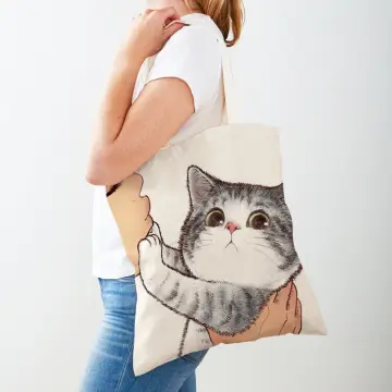 Cat in hot sale shopping bag