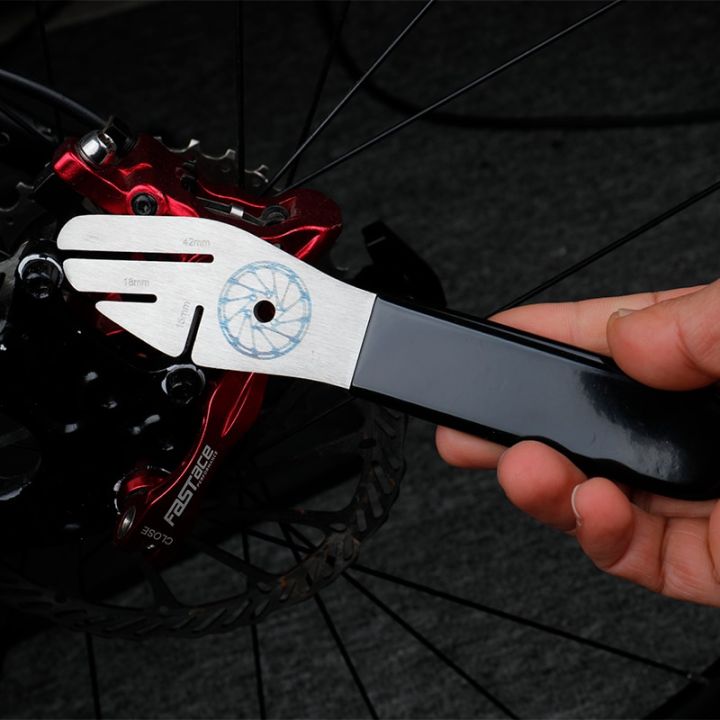 จักรยานดิสก์เบรกผ้า-truing-ประแจเบรกโรเตอร์การจัดตำแหน่งเครื่องมือปรับจักรยานโรเตอร์ซ่อมเครื่องมือ