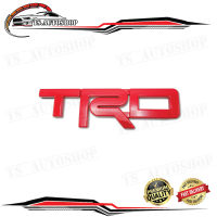 โลโก้ "TRD" size L สูง 7.5เซน สีแดง ไฮลัค รีโว้ ร็อคโค  สี แดง Hilux Revo, Rocco Toyota 2 , 4 ประตู ปี2014-2018 ขนาด 25.5cm*7.5cm*1.2cm มีบริการเก็บเงินปลายทาง