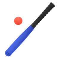 Kids Baseball Bat with Ball Children Outdoor Baseball Kit Safe Sports Game (Blue, Random Ball Color)