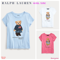 RALPH LAUREN BEAR COTTON JERSEY TEE ( เด็กโตผู้หญิงอเมริกาอายุ 7-16 ปี )