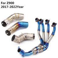 Motorcycle exhaust middle pipe Stainless steel full system for z900 Z 900 front link Pipe tube slip-on 2017-2022 Mid Link