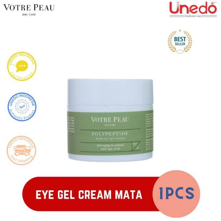 Votre Peau Skincare Polypeptide Fresh Eye gel Cream Lazada Indonesia