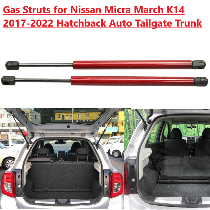Gas Struts for Nissan Micra March K14 20172022 Hatchback Auto Tailgate