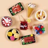 Simulation Food Street Xiaochi Fridge Magnets Souvenir Fridge Magnet Magnetic refrigerator paste sticky notes