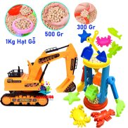 Children fun and explore beach toy combo sand scoop spinning wheel set