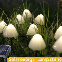 Outdoor Solar Mushroom Lights For Garden Decoration IP65 Waterproof Garland Patio Backyard Solar Lights Fairy Lamp