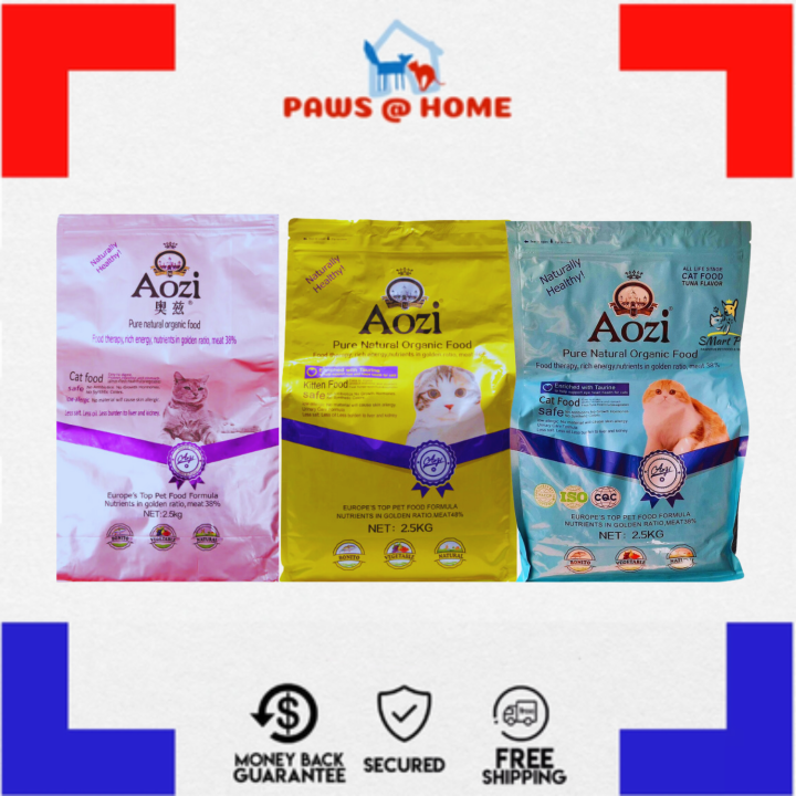 AOZI CAT DRY FOOD ORGINAL PACKAGING 2.5KG Lazada PH