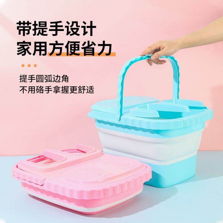 cod-household-plastic-folding-foot-bucket-roller-massage-bath-foldable-insulation-portable-footbath