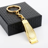 【DT】Barber keyring 3D Hairdresser Keychain Razor Pendant key chain pole barber gift for men mini jewelry accessory dropshipping hot