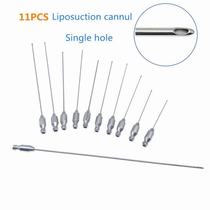Single Hole Facial Fat Transfer Cannula Liposuction Cannula Fat