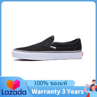 [Warranty 3 Years] VANS CLASSIC SLIP-ON Mens and Womens CANVAS SHOES VN000EYEBLK รองเท้าวิ่ง รองเท้าผ้าใบ รองเท้าสเก็ตบอร์ด The Same Style In The Store