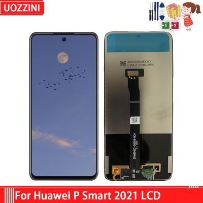 หน้าจอ LCD สำหรับทดสอบ100% เหมาะสำหรับ2021 LCD Huawei P Smart เหมาะสำหรับการแสดงผล2021แบบ Huawei P Smart หน้าจอ LCD สัมผัสทำให้เป็นดิจิทัลประกอบ