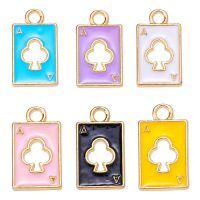 【YF】✥  10pcs 10x18mm Enamel Cutout Pendant Accessories Charms Jewelry Making Earrings Womens Necklaces