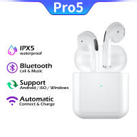 Pro5 TWS หูฟังบลูทูธ Hifi เสียงสเตอริโอ หูฟังไร้สาย สำหรับ Android และ iPhone