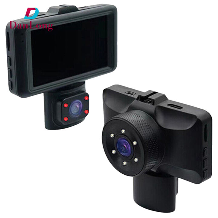 2 Channel Dash Cam Front and Rear Inside,3.0 inch IPS Screen,Built in IR  Night Vision