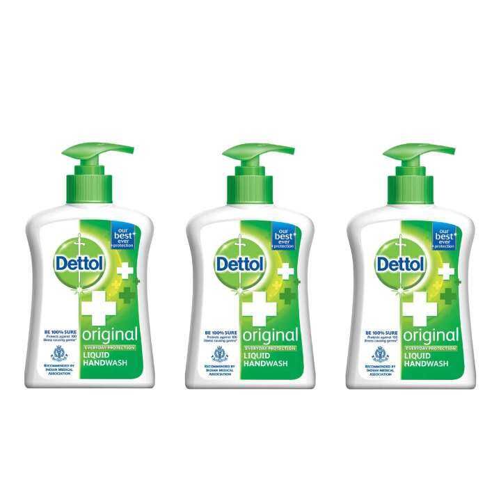 Dettol Hand Wash Original 200ml x3 Lazada Singapore