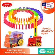 Tàu hỏa domino-Đồ chơi trẻ em thông minh xe lửa tàu hỏa domino xếp tự động thumbnail