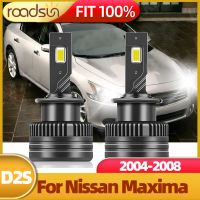 2Pcs D2S Led Headligh 40000LM 6000K White CSP Chip 110W 1:1 Xenon Car Light Hight Low Beam Bulbs For Nissan Maxima 2004-2008 Bulbs  LEDs  HIDs