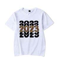 COD Ready StockNew Year Girt 2023 and Rabbit Printed T-shirt Kawaii Couple Tshirt Womens Round Neck Short Sleeve T-sh_07