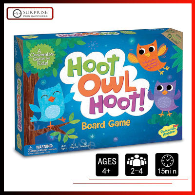 เกมกระดานเด็กสหกรณ์-Hoot Owl Hoot! เกมจับคู่ตลกผู้ปกครองและเกมครอบครัวเด็ก