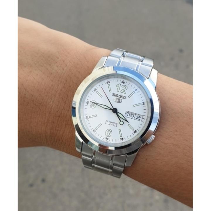นาฬิกา-ไซโก้-ผู้ชาย-seiko-5-automatic-รุ่น-snke57k1-automatic-mens-watch-cafenalika
