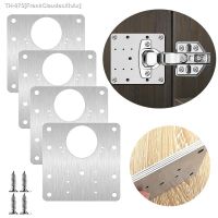 ㍿ Household Hinge Repair Plate Kitchen Cupboard Stainless Steel Fixing Plate Side Panels Repair Hardware Furniture Accessories