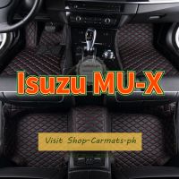 [Ready Stock]Custom For Isuzu MU-X Deep Dish Matting isuzu mux Car Floor Mats - 3 Pcs Waterproof Dustproof Skidproof Front &amp; Rear Car Mat PU Leather Car Floor Mat Matting