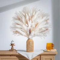 Natural Pampas Grass Bouquet Long-Lasting Dried Flowers for Boho Home Decor Wedding Decor Flores Secas Boda Decorativas