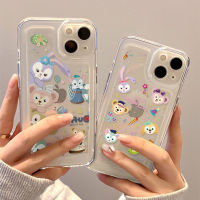 แอปเปิ้ล 14 เคสศัพท์ 13pro โปร่งใส 12mini ใช้บังคับ 11max ทาสี X เคสป้องกัน R ดาวดิวได