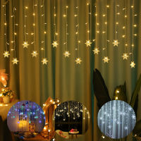 LED Christmas string lights Curtain Fairy Lights Garland Led Wedding Party Christmas For Window Home Outdoor Decor