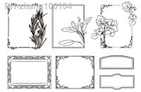 Background Frame Clear Silicone Stamp / Seal For DIY Scrapbooking / Album Decorative Clear Stamp Sheets A188