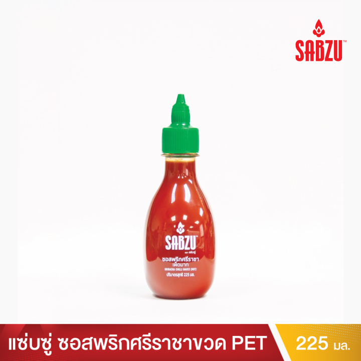 แซ่บซู่-official-store-ซอสพริกศรีราชา-450มล-225มล-จากพริกจาลาฟิโน่-sabzu-sriracha-sauce-with-jalapeno