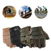 Men 39;s Fingerless Tactical gloves Anti-Slip Outdoor Military Gloves Cycling Mtb Bike Riding Motorcycle Driving Gloves Bicycle [NEW]