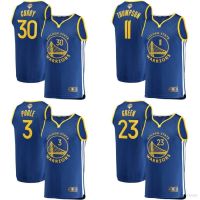 เสื้อคุณภาพสูง เสื้อกีฬาแขนสั้น ลายทีม NBA Finals Jersey Warriors Curry Thompson Green Poole Fast Break Player Jersey Fanatics Edition a BKB 2022