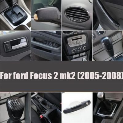 Car-Styling Accessories Air Vent Gear Water Cup Holder AC Panel Interior Decorative Cover Case For Ford Focus 2 Mk2 2005-2008