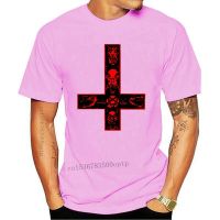 2022 Mens Cotton Tee Shirt Satanic Cross T Shirt Aleister Religion 666 Devil Crowley Satanism Pentacle