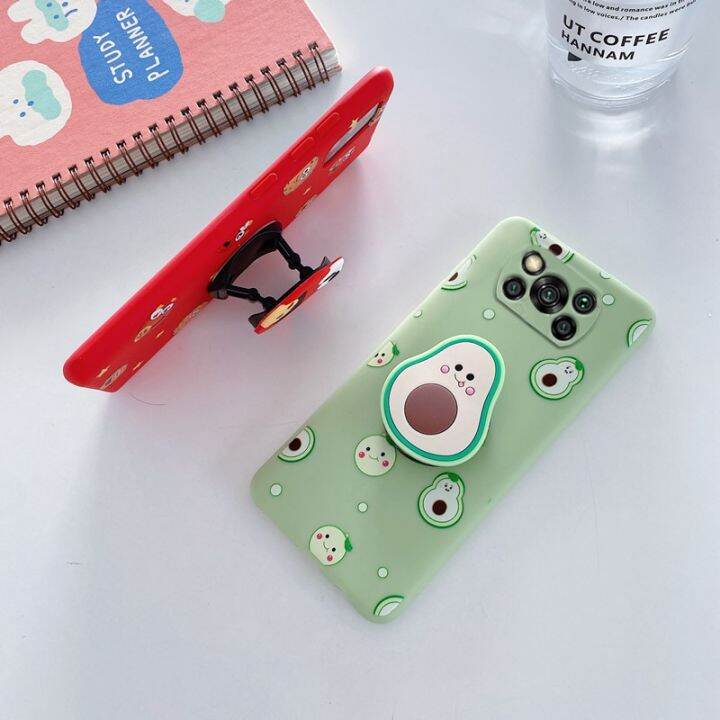 เคสที่วางโทรศัพท์ลายการ์ตูน3d-สำหรับ-xiaomi-mi-x3-nfc-m3-pro-f3-pocophone-f1-x4-m4-pro-4g-5g-ฝาปิดซิลิโคนน่ารักพร้อมขาตั้งเคสมือถือ-pocom3