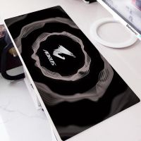 แผ่นรองเมาส์เกมมิ่งขนาดใหญ่ Mousepad เมาส์เกมมิ่งอะนิเมะ Mousepad Aorus โลโก้แผ่นรองโต๊ะผ้าห่ม Mausepad 900x400 แผ่นรองแล็ปท็อปคอมพิวเตอร์