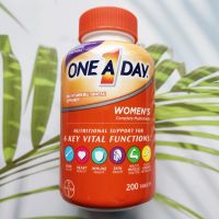 One A Day® Womens Complete Multivitamin Health Formula 200 Tablets วิตามินรวมสำหรับผู้หญิง