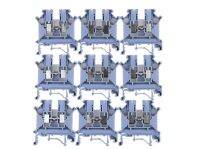 [HOT P] 50ชิ้น/กล่อง UK-3N CE การรับรอง UK3N DIN Rail บล็อกเทอร์มินัล Phoenix ประเภท UK3N บอร์ดเดินสายไฟขั้วต่อ