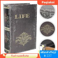 Paqiakoi Book-type Storage Box Decoration Book Book Book Antique Western Book Storage Container