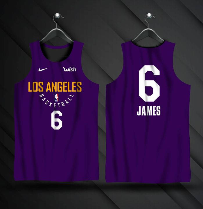 Los Angeles Basketball LeBron James #6 Jersey | Practice Jersey | Full ...