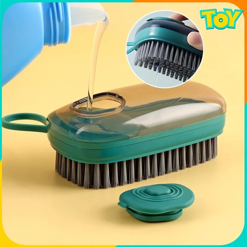  Automatic Liquid Adding Cleaning Brush Household Soft