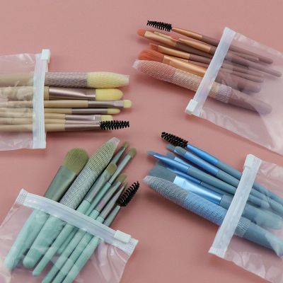 【cw】 8 Pcs Mini Travel Makeup Brush Set Brushes Powder Eyeshadow Portable Soft With Bag Full beauty tool