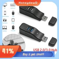 HONEYDEWD ใหม่ มินิ การถ่ายโอนข้อมูล ความเร็วสูง 4 พอร์ต USB Expander อะแดปเตอร์ กล่องแยก ฮับ USB 3.0