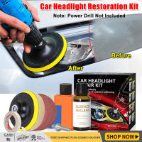 Car Headlight Restoration Kit Auto Headlamp Lens Restore Oxidation Yellow Scratch Restore Polishing Cleaning Tool